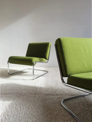 Butaca Cantilever Space Age Verde | Vintage 70s