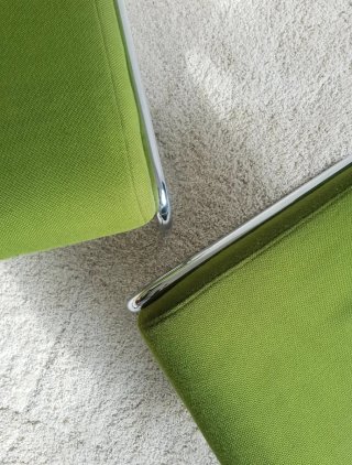 Butaca Cantilever Space Age Verde | Vintage 70s