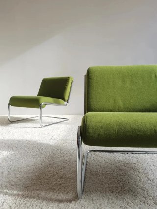 Butaca Cantilever Space Age Verde | Vintage 70s