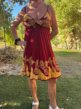 Vestido corto verano estampado