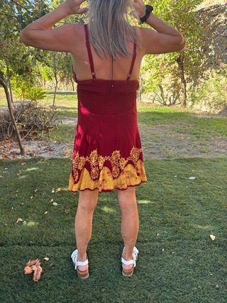 Vestido corto verano estampado