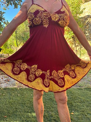 Vestido corto verano estampado