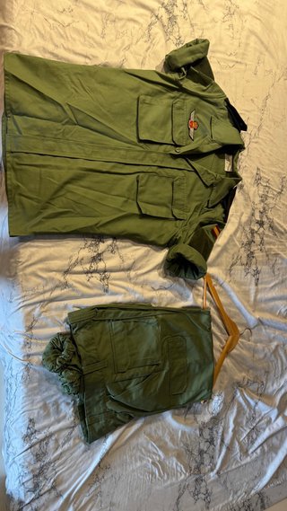 Traje BRIPAC SARGA militar verde talla 1L