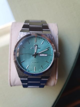Reloj Poedagar PRX Tiffany Plata/Turquesa