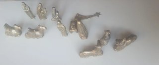 Figuras Belén Metal Reyes Magos y animales