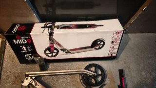 Patinete Oxelo MID 9 plata/rosa poco uso