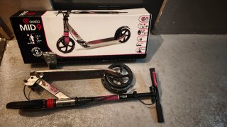 Patinete Oxelo MID 9 plata/rosa poco uso