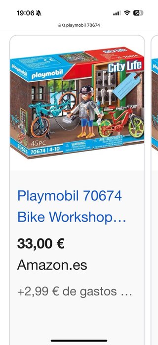 Playmobil City Life 70674 Bicicleta Taller