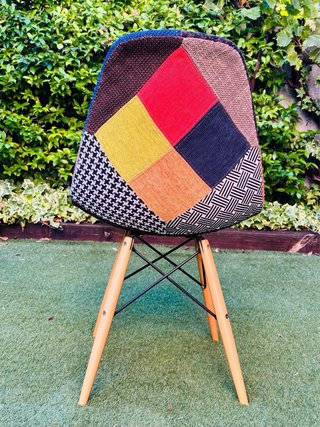 Juego de 4 sillas patchwork