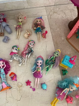 Lote de 23 muñecas enchantimal