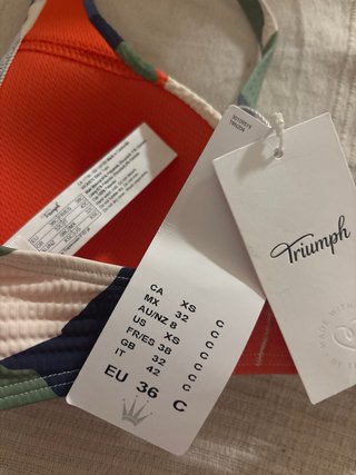 Bikini Triumph Talla 36 Multicolor