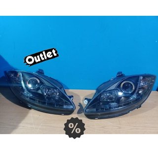 NM FAROS SEAT LEON ALTEA TOLEDO 04-09 LUZ DIURNA LED FONDO N