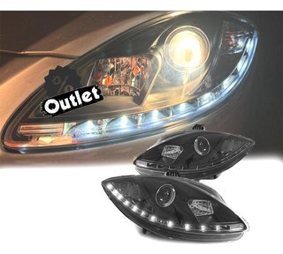 NM FAROS SEAT LEON ALTEA TOLEDO 04-09 LUZ DIURNA LED FONDO N
