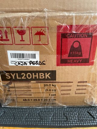 Mancuernas ajustables 20 kg