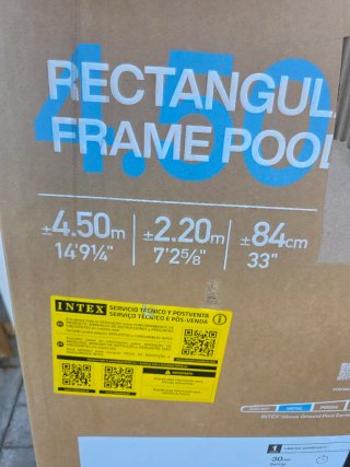 Piscina Intex Metal 7127L 1883gal