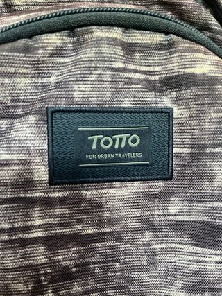 Mochila Totto Azul Estampada