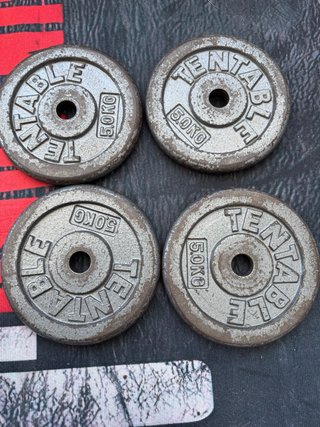 4 Discos de Pesas Tentable 5kg