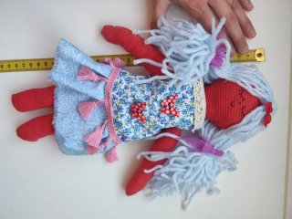 Muñeca de trapo artesanal