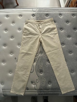 Pantalón chino Cortefiel beige Talla 44