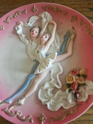 Prato Decorativo Bailado Bailarinos 15cm aprox