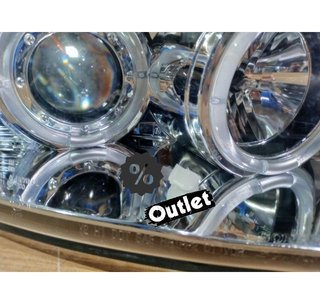NM FAROS AUDI A4 B6 00-04 OJOS ANGEL CCFL FONDO CROMO R14536