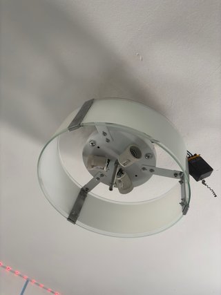 Lámpara Techo 3 Bombillas + Mando
