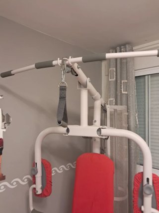 Banco de pesas,elíptica y maquina de musculacion
