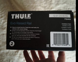 Kit Thule 7104 Evo Raised Rail