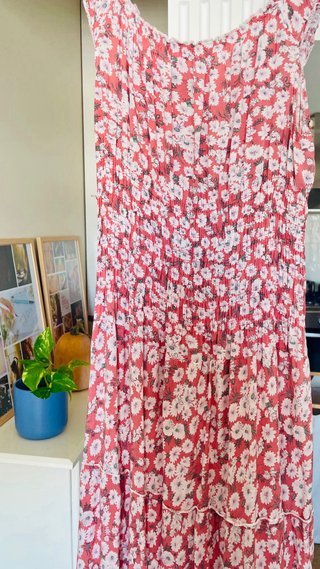 Vestido largo floral talla única