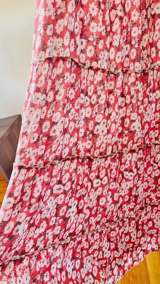 Vestido largo floral talla única