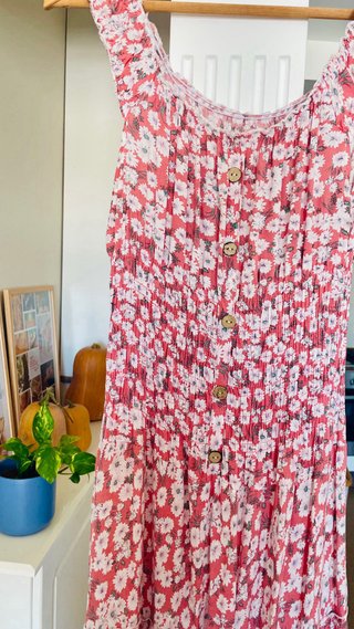 Vestido largo floral talla única