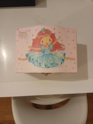 Joyero infantil rosa bailarina y conejitos