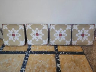 Baldosas hidráulicas antiguas decoradas