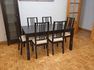 Mesa Comedor Extensible IKEA + 6 Sillas
