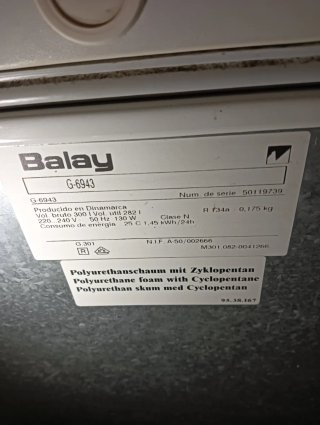 Arcón Congelador Balay 300L