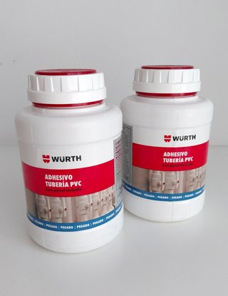 Adhesivo tuberías PVC Wurth - 2 und.
