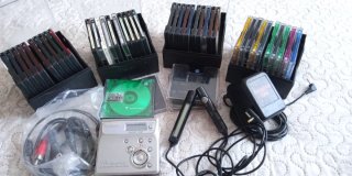 45 Mini Discs. DE REGALO EL REPRODUCTOR DE DISC