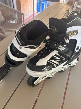Patines en Línea Unisex. Ajustable 35-38