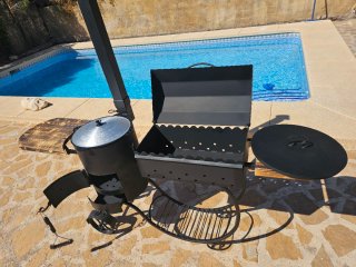 Conjunto Caldero (Kazán) Barbacoa