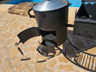Conjunto Caldero (Kazán) Barbacoa