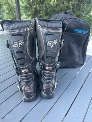Botas Moto altas,  Fox Talla 41, Negras
