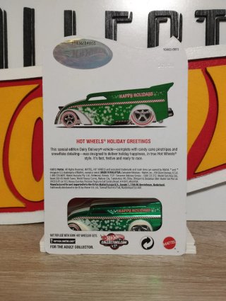 Hot Wheels RLC HOLIDAY Drag Dairy NUMERADO