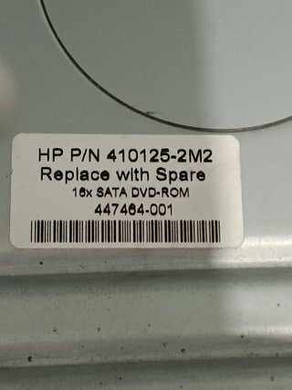 LECTORA Y GRABADORA HP SATA CD/DVD