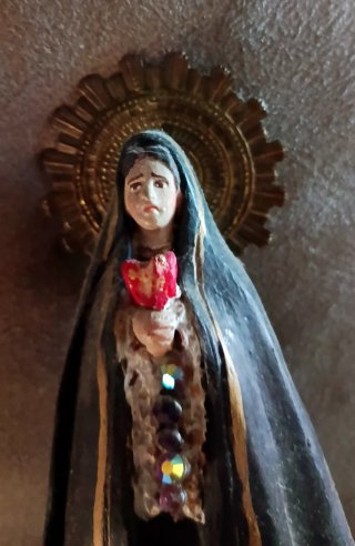 Figuras Religiosas Antiguas de Arcilla