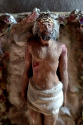Figuras Religiosas Antiguas de Arcilla
