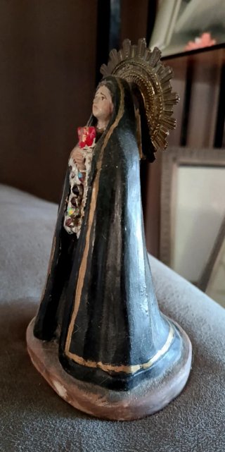 Figuras Religiosas Antiguas de Arcilla