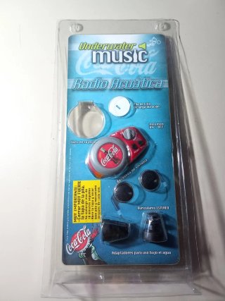Miniradio Portátil Acuática Coca-Cola