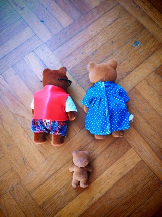 Muñecos Sylvanian Families Oso Vintage