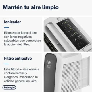 Deshumidificador De'Longhi Blanco y Negro