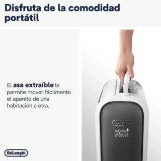 Deshumidificador De'Longhi Blanco y Negro